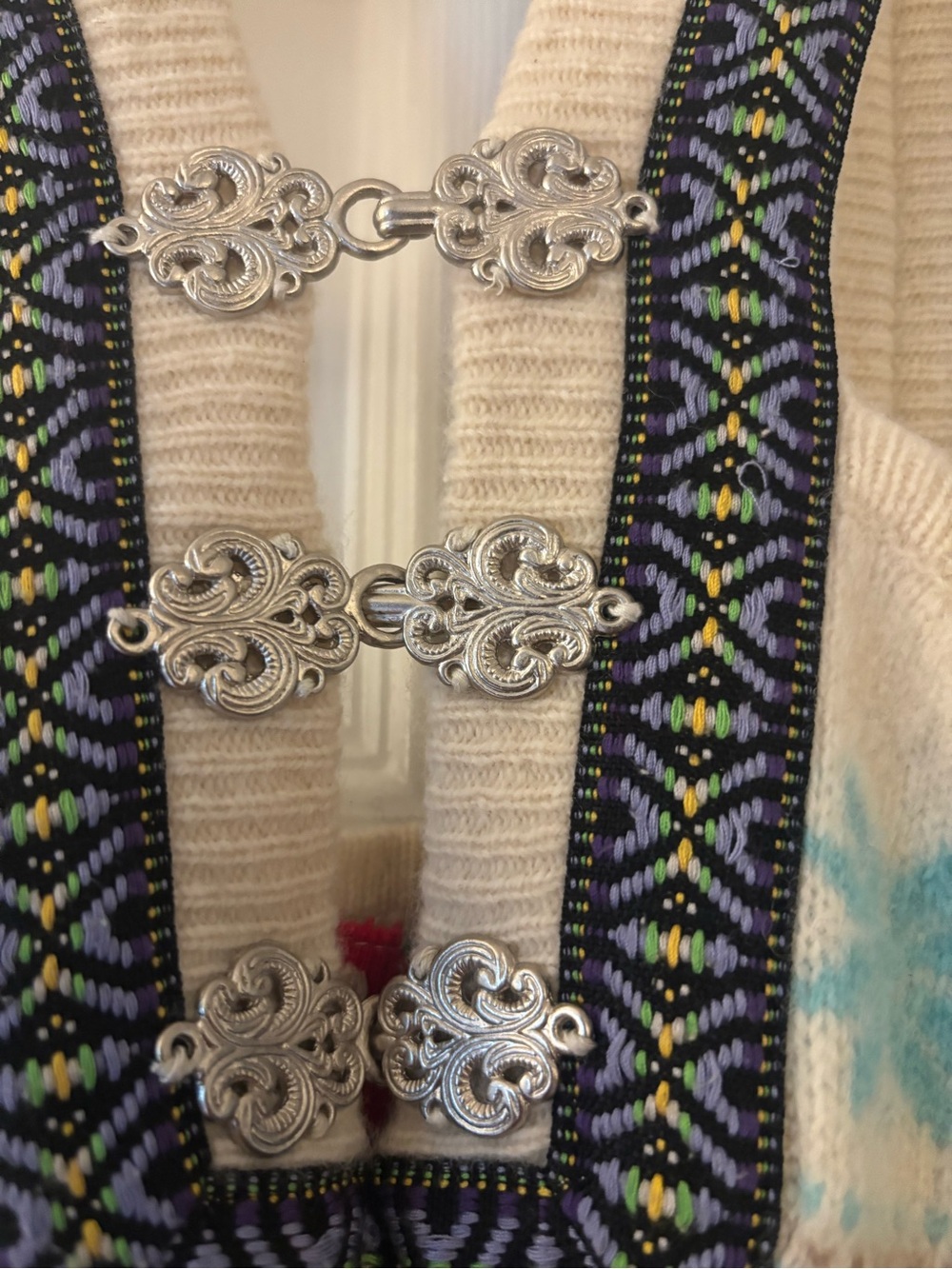 Free People Vintage Wool Fair Isle Nordic Dress - Picture 3 of 11